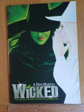 Wicked souvenir brochure for sale  CHATHAM