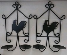 Metal rooster candle for sale  Prairie Grove