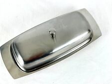 Lava-louças vintage Cultura aço inoxidável manteiga com tampa meados do século moderna, usado comprar usado  Enviando para Brazil