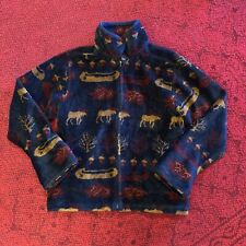 Usado, Jaqueta feminina vintage Country Woods ao ar livre canoa bolota alce lã pesada com zíper GG comprar usado  Enviando para Brazil