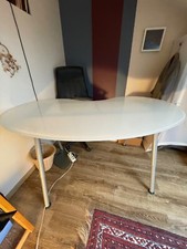 Bureau plateau verre d'occasion  Fourqueux