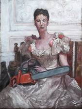 Tronçoneuse toile châssis d'occasion  Bordeaux-