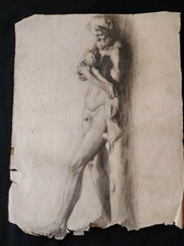 Antique nude drawing d'occasion  Expédié en Belgium