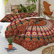 Mandala Indiana Edredom Conjunto de Roupa de Cama Capa de Colcha Dupla King Size Único Boho comprar usado  Enviando para Brazil