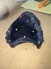 Vintage navy velvet d'occasion  Expédié en Belgium