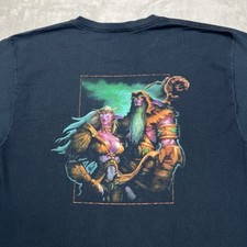 Camiseta masculina vintage World Of Warcraft Game grande, usado comprar usado  Enviando para Brazil