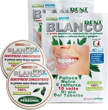 Używany, Blanco Dent Dentifricio in Polvere Naturale sbiancante 2 Ricariche Blancodent na sprzedaż  Wysyłka do Poland