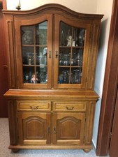Vitrine eiche rustikal gebraucht kaufen  Filderstadt