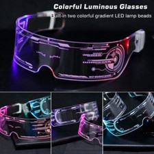 Neonbrille cyberpunk led gebraucht kaufen  Rheinberg