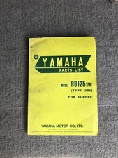 Yamaha rd125 euro for sale  HULL