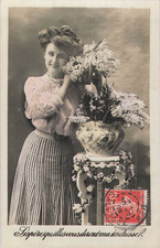 Femme elegante panier d'occasion  Vasles