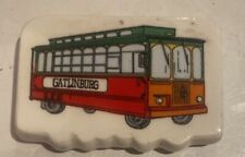 Ímã de geladeira vintage Gatlinburg Tennessee Trolly  , usado comprar usado  Enviando para Brazil