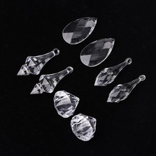 Używany, 10pcs Acrylique Crystal Drop Pender Prisms rideau rideau Chrismas Pièc``f na sprzedaż  Wysyłka do Poland