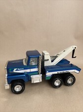 Caminhão de reboque vintage 1980s Nylint 24 horas serviço de reboque aço prensado azul cromado comprar usado  Enviando para Brazil