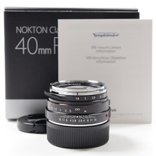 Voigtlander NOKTON Classic 40mm F/1.4 MC VM para montagem Leica M [Top Mint] #2978B comprar usado  Enviando para Brazil