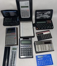 Lote mixto vintage de calculadoras y convertidores alimentados por energía solar y a batería segunda mano  Embacar hacia Mexico
