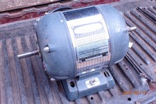 VINTAGE MÁQUINA ARTESANAL MOTOR ELÉTRICO DUPLO 1/2" EIXO 1750 RPM comprar usado  Enviando para Brazil