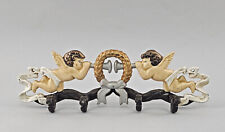 9934478 Rail de Crochet Garde-Robe Fer Ange Figurines Couleur Rustique 11x36cm comprar usado  Enviando para Brazil