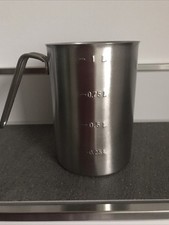 Messbecher edelstahl messkanne gebraucht kaufen  Wuppertal