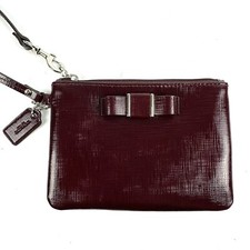 Usado, Carteira Coach Darcy Wristlet Sherry vermelha escura nova em folha comprar usado  Enviando para Brazil