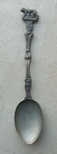 Vintage souvenir teaspoon usato  Italia