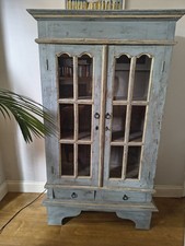 Wardrobe distressed wood for sale  LONDON