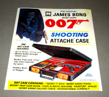 1965 JAMES BOND 007 ESTOJO ADIDO DE TIRO LOJA DE BRINQUEDOS PÔSTER DE EXIBIÇÃO-RARO-17,5" comprar usado  Enviando para Brazil