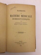 Elements matiere medicale d'occasion  Expédié en Belgium