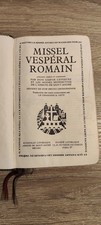Ancien missel vespéral d'occasion  Boissy-l'Aillerie