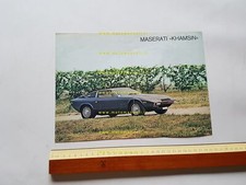 Maserati khamsin 1974 usato  Vimodrone