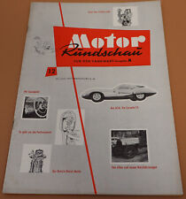 Motor rundschau 1957 gebraucht kaufen  Rastede