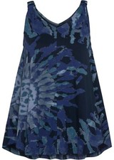 Top batik dunkelblau gebraucht kaufen  Deutschland