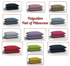 Pair polycotton pillowcases for sale  ILFORD