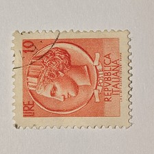 Francobollo poste repubblica usato  San Vito sullo Ionio