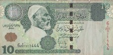 Libia banconota dinari usato  Rho