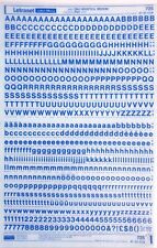 Blue letraset helvetica for sale  Shipping to Ireland