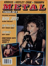 Creem Magazine October 1986 Bon Jovi, Metallica, Venom, Motley Crue, Triumph,VTG comprar usado  Enviando para Brazil