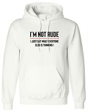 Rude hoodie hoody for sale  ILFORD