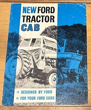 VINTAGE NOVO FORD TRACTOR CAB PARA 5000 FOLHETO DE 4 PÁGINAS CANADÁ, usado comprar usado  Enviando para Brazil