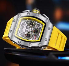 Orologio Richard Fashion Style Rapper Mille Colorful Deal Skeleton Automatic, usado comprar usado Orologio Richard Fashion Style Rapper Mille Colorful Deal Skeleton Automatic, usado comprar usado  Enviando para Brazil