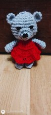 Miś Maskotka Szydełko Handmade Breloczek Rękodzieło Prezent, używany na sprzedaż  PL