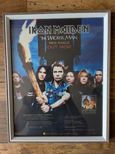 Iron Maiden The Wicker Man Framed Original NME Page Ideal Gift for Him/Her, usado comprar usado  Enviando para Brazil