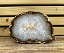 Natural agate slice for sale  ELLAND