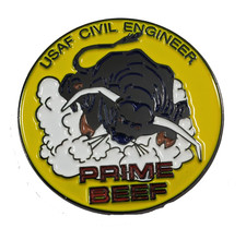 Broche Prime Beef Engenheiro Civil da USAF - Empresa de propriedade de veteranos comprar usado  Enviando para Brazil