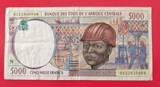 Billet 5000 francs d'occasion  Lyon VIII