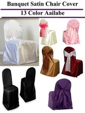 Usado, Lote De Banquete Decoração Casamento Cetim Redondo/quadrado Top Cadeira capa... Frete Grátis comprar usado  Enviando para Brazil