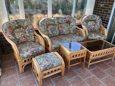 Bamboo conservatory furniture for sale  CAMBRIDGE