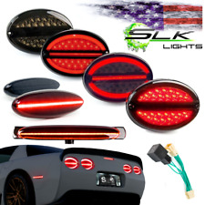 Luzes traseiras Corvette LED halo, 3ª luz de freio, marcadores laterais de LED FUMÊ C5 97-04 comprar usado  Enviando para Brazil