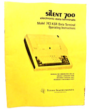 1976– Terminais de dados Texas Instruments (TI) Silent 700 – Modelo 743 KSR comprar usado  Enviando para Brazil