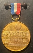 Médaille dédicacée bronze d'occasion  Fontainebleau
